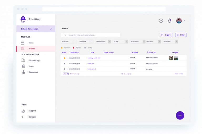 Construction Site Diary App & Site Management Software