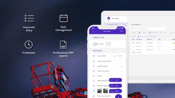 Improved Diary Task Management Timesheet Professional PDF reports Site Diary