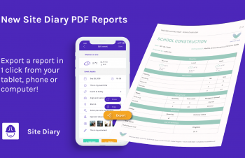 new site diary reports