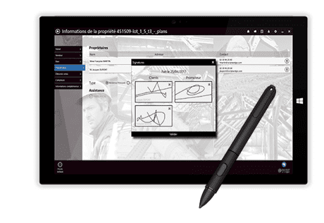 Tablet with Intelligent Stylus use