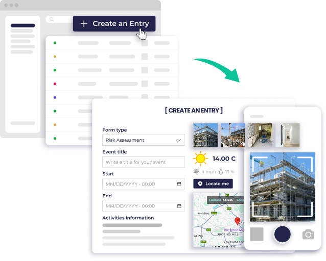 Create an entry Create an entry