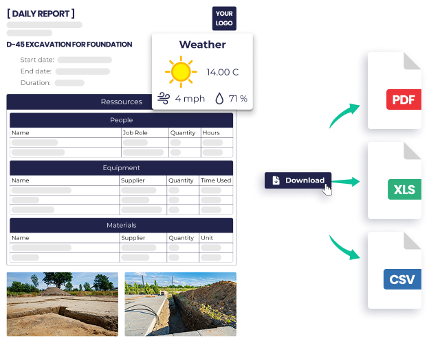 Daily Report + Download Daily Report + Download