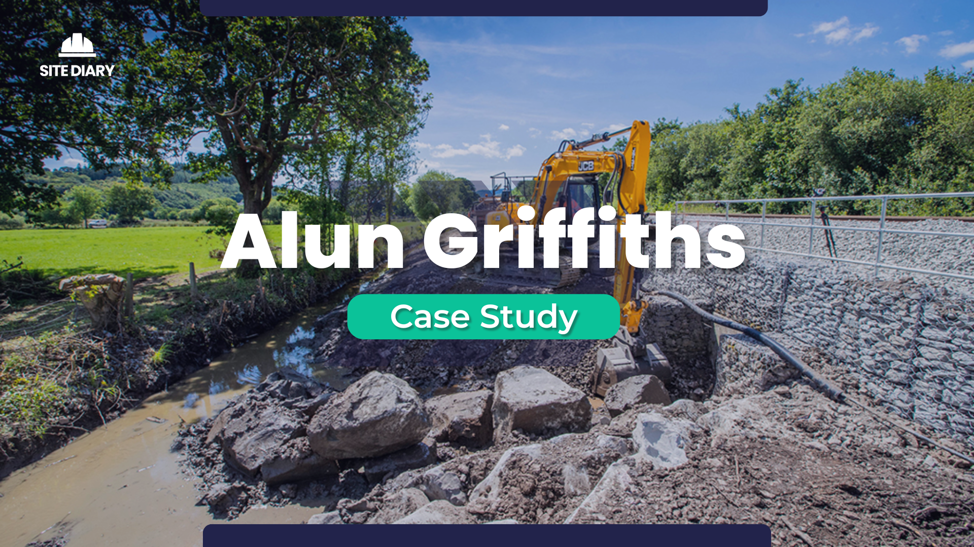 Alun Griffiths using our Site Diary App