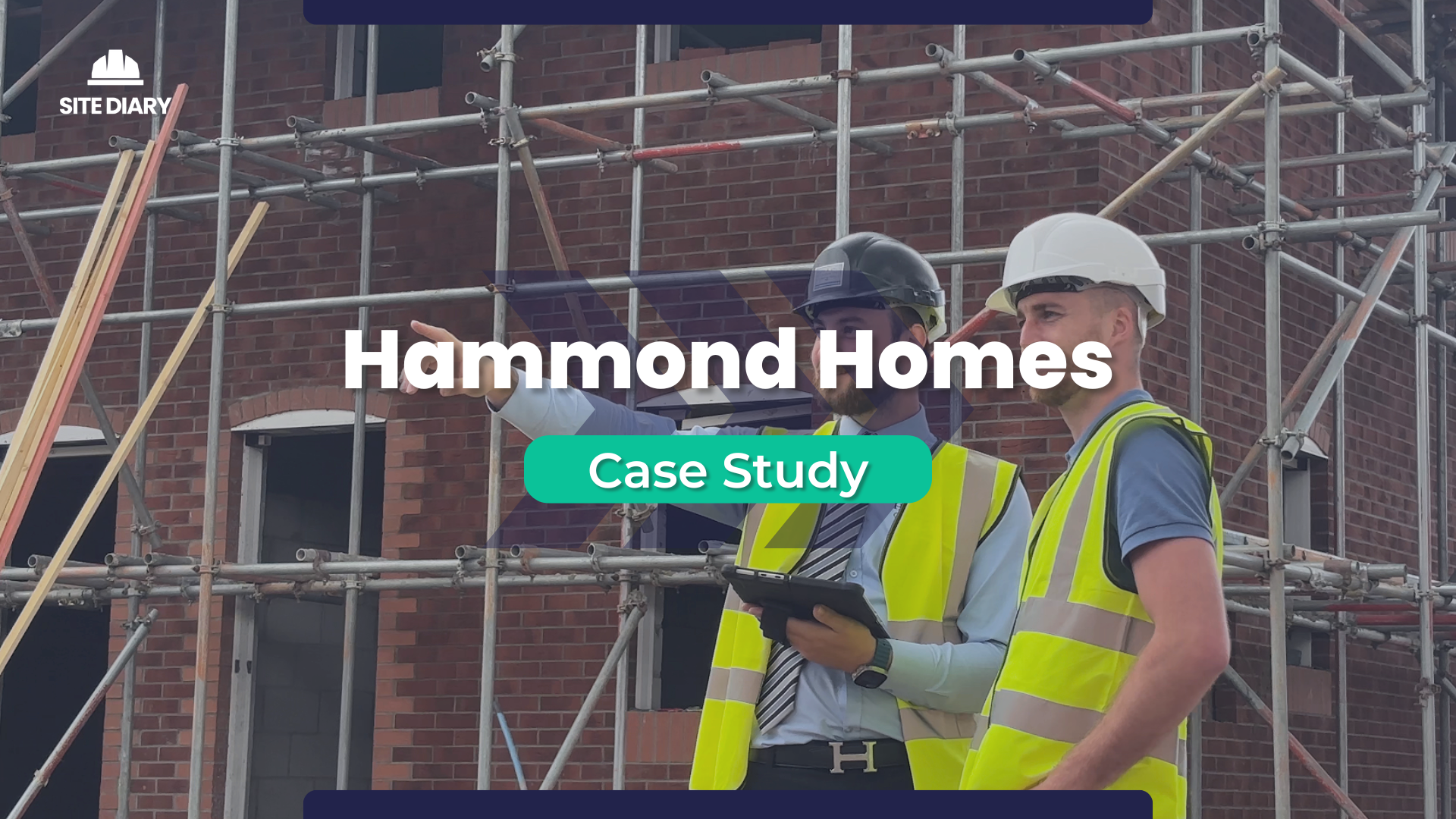 Hammond Homes using site diary on site