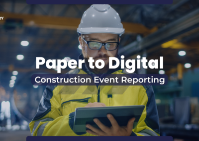 Industrial engineer working on site diary