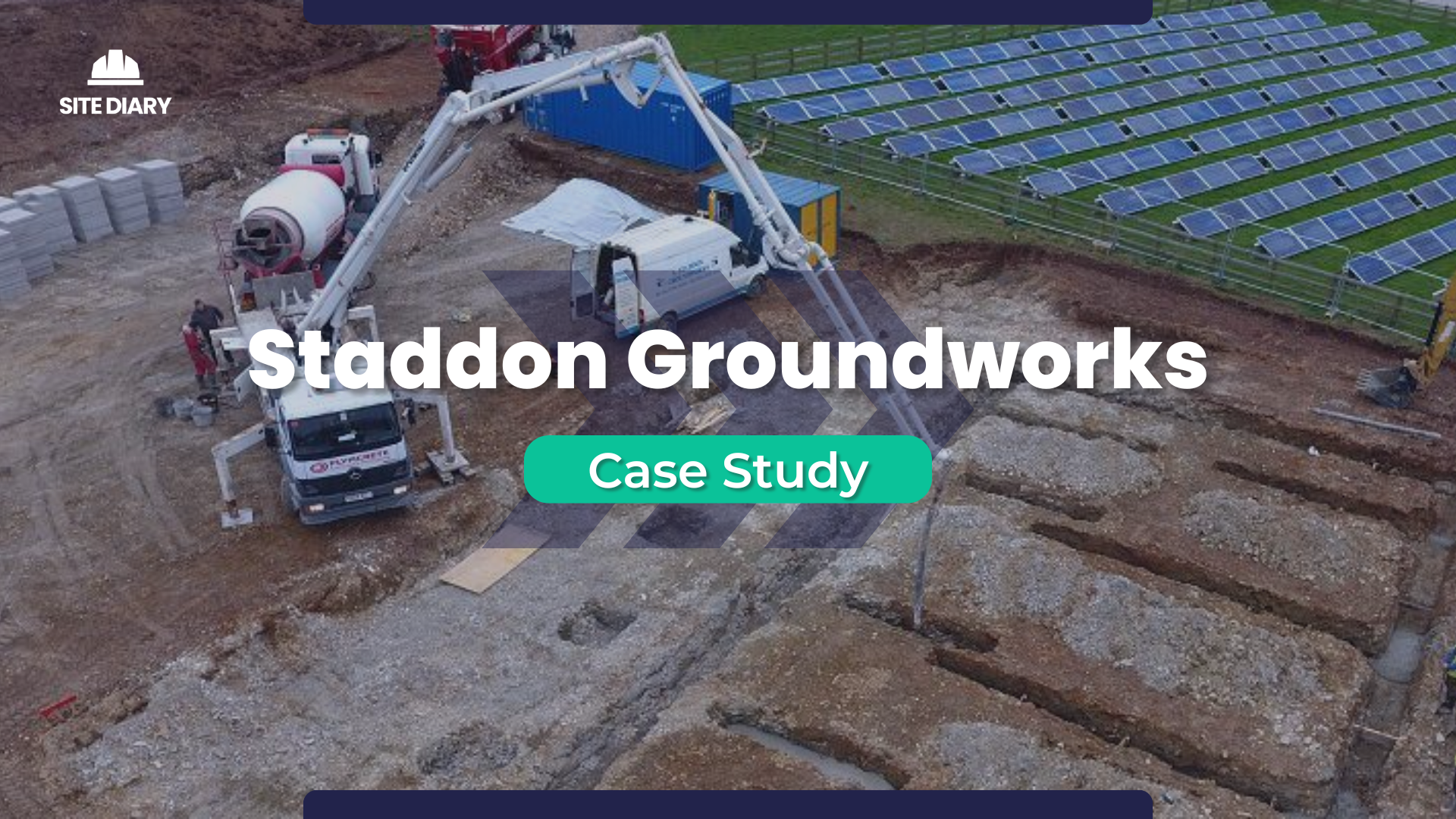 Staddon Groundworks using site diary for their projects