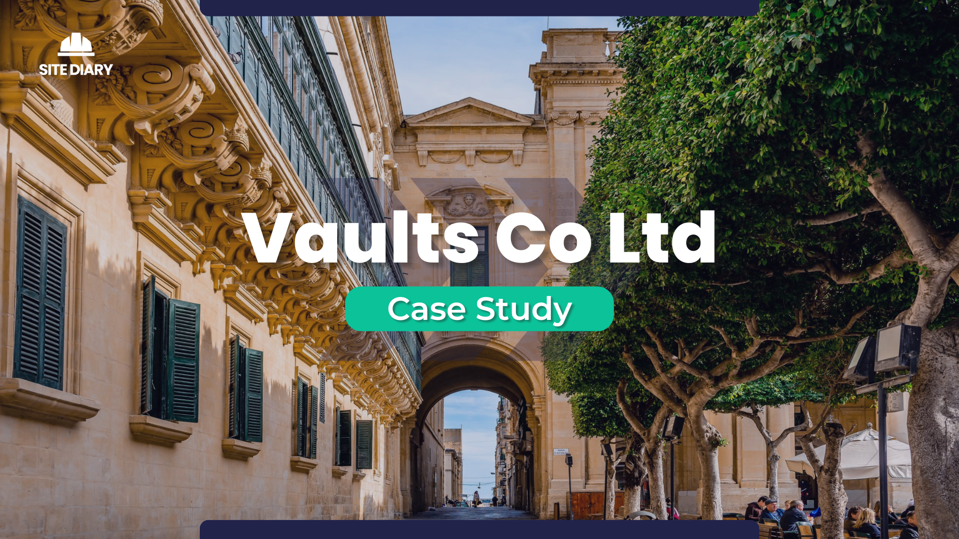 Vaults Co Ltd using site diary Vaults Co Ltd using a digital site diary